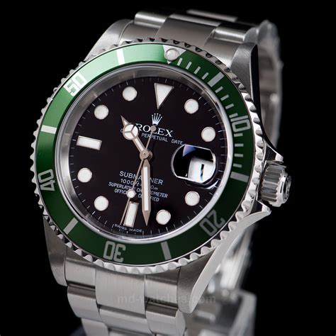 50th anniversary rolex green submariner|Rolex green bezel 50th anniversary.